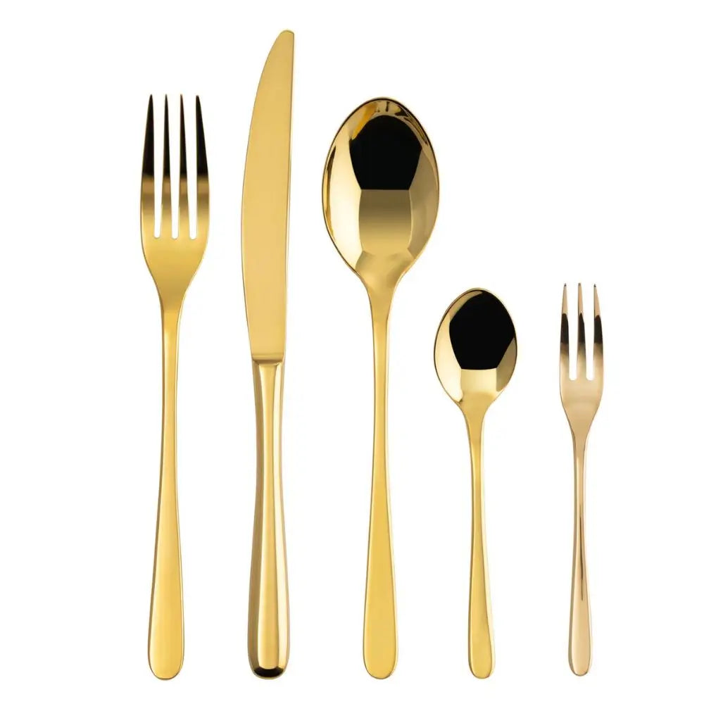 Sambonet Taste cutlery set Sambonet Mirror PVD Gold Set 60 - Buy now on ShopDecor - Discover the best products by SAMBONET design