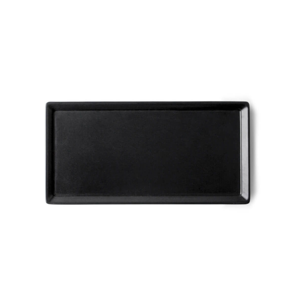 Schönhuber Franchi Grès Collection rectangular plate 14 x 28,5 cm. anthracite - Buy now on ShopDecor - Discover the best products by SCHÖNHUBER FRANCHI design