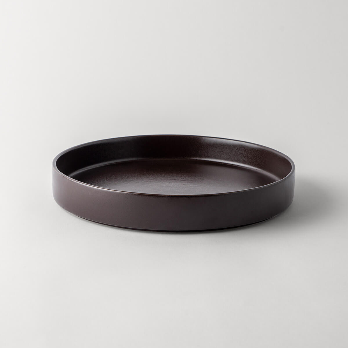 Schönhuber Franchi Lunch Layers Soup plate wengè 27 cm - 10.63 inch - Buy now on ShopDecor - Discover the best products by SCHÖNHUBER FRANCHI design