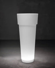 Serralunga Marcantonio planter with light 90 cm - 35.43 in - Buy now on ShopDecor - Discover the best products by SERRALUNGA design