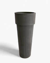 Serralunga Marcantonio planter moleskin Serralunga Moleskin Grey 90 cm - 35.43 in - Buy now on ShopDecor - Discover the best products by SERRALUNGA design