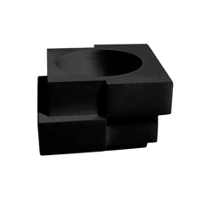 Slide Cubic Yo Vase Polyethylene Slide Jet Black FH - Buy now on ShopDecor - Discover the best products by SLIDE design