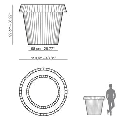 Slide Gio' Tondo Light Vase - Buy now on ShopDecor - Discover the best products by SLIDE design