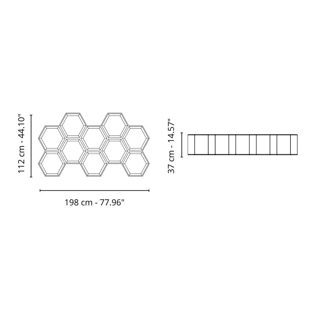 Slide Hexa self supporting bookcase - Buy now on ShopDecor - Discover the best products by SLIDE design