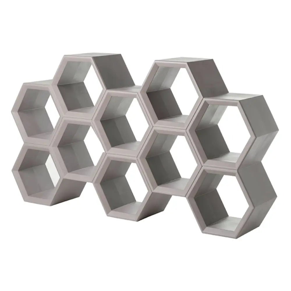 Slide Hexa self supporting bookcase Slide Dove Grey - Buy now on ShopDecor - Discover the best products by SLIDE design