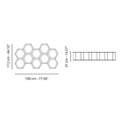 Slide Hexa self supporting bookcase - Buy now on ShopDecor - Discover the best products by SLIDE design