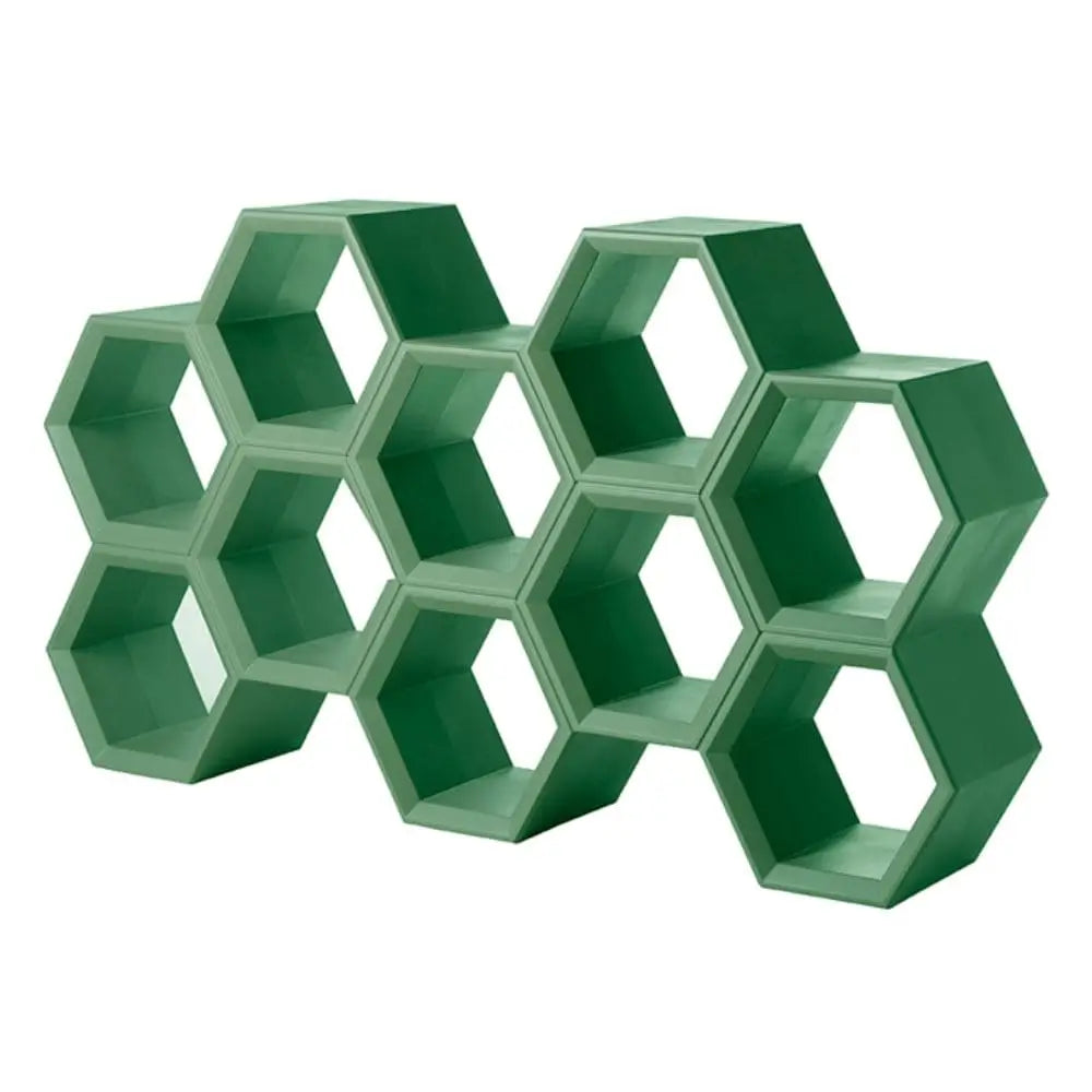 Slide Hexa self supporting bookcase Slide Mauve Green FV - Buy now on ShopDecor - Discover the best products by SLIDE design