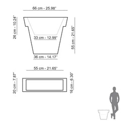 Slide Il Vaso Vase Polyethylene - Buy now on ShopDecor - Discover the best products by SLIDE design