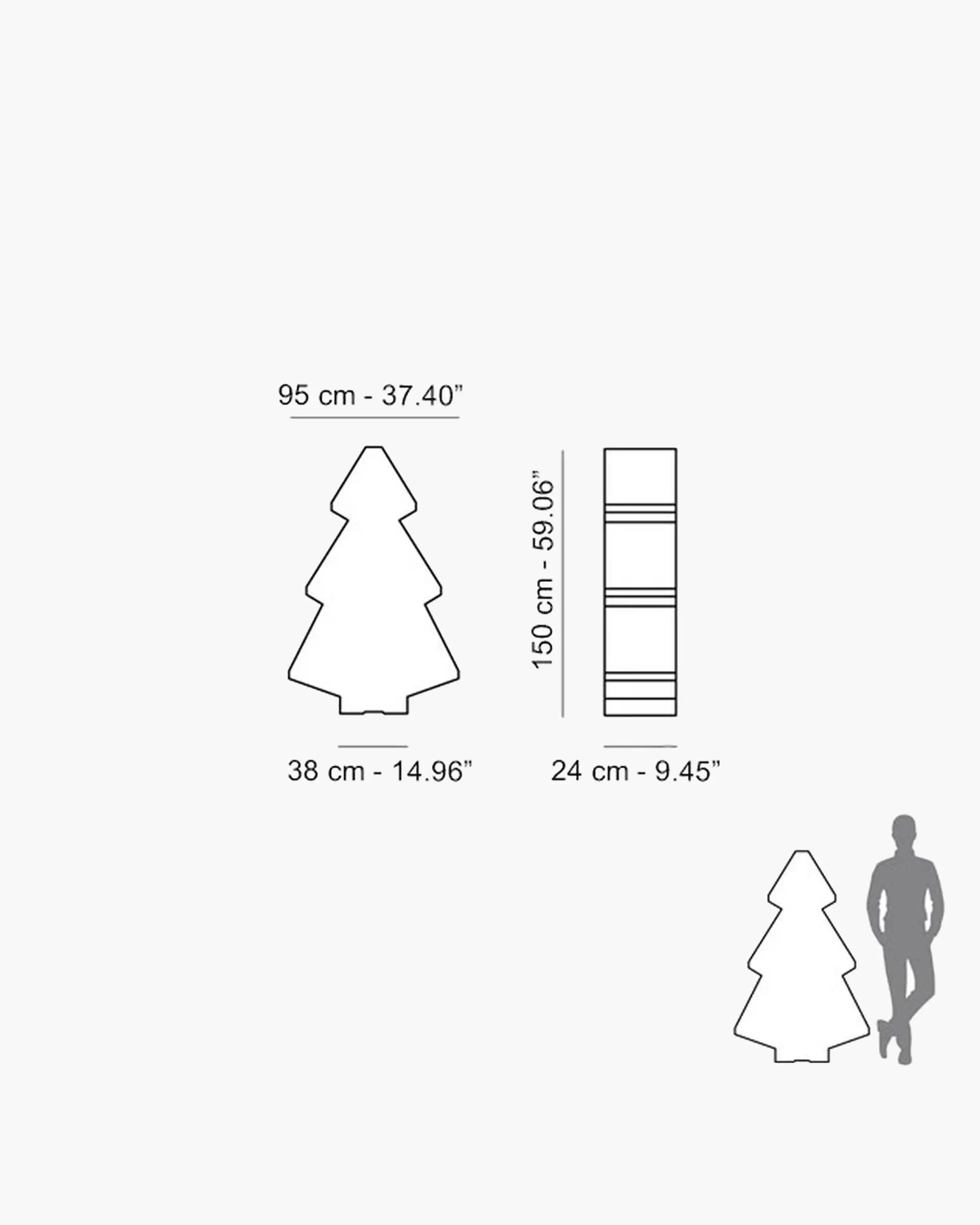 Slide Lightree Outdoor Lighting Christmas Tree - Buy now on ShopDecor - Discover the best products by SLIDE design