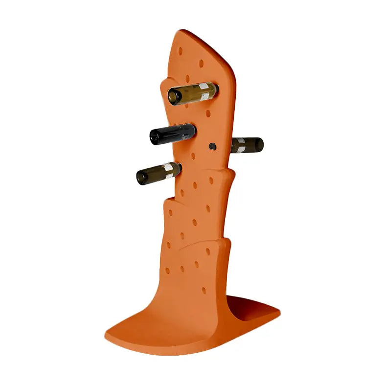 Slide Malbec Bottle Carrier Polyethylene Slide Pumpkin orange FC - Buy now on ShopDecor - Discover the best products by SLIDE design