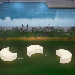 Slide Moon Out Light Pouf/Small table - Buy now on ShopDecor - Discover the best products by SLIDE design