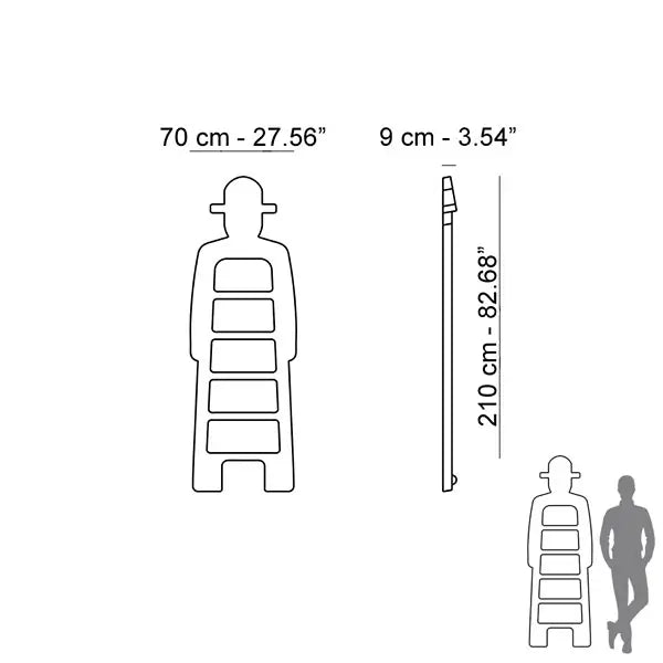 Slide Mr Gio' Coat Rack Polyethylene - Buy now on ShopDecor - Discover the best products by SLIDE design