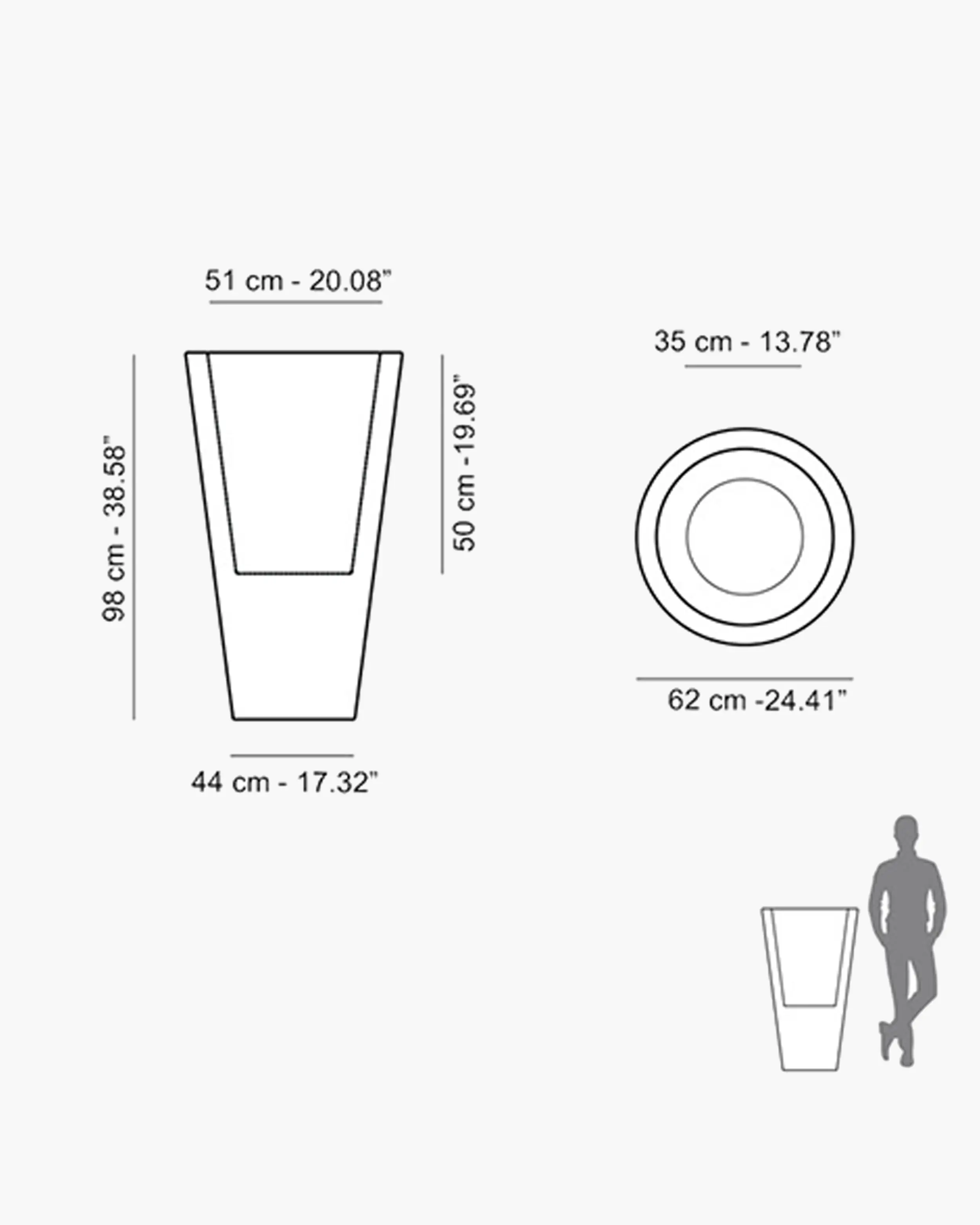 Slide X-Pot Lighting Vase - Buy now on ShopDecor - Discover the best products by SLIDE design