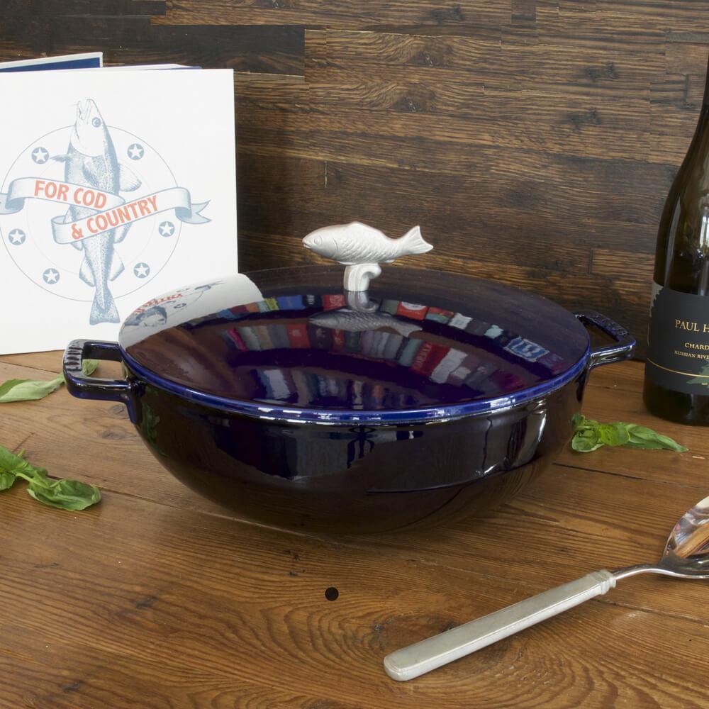 Staub Bouillabaisse Pot diam.28 cm Dark Blue - Buy now on ShopDecor - Discover the best products by STAUB design