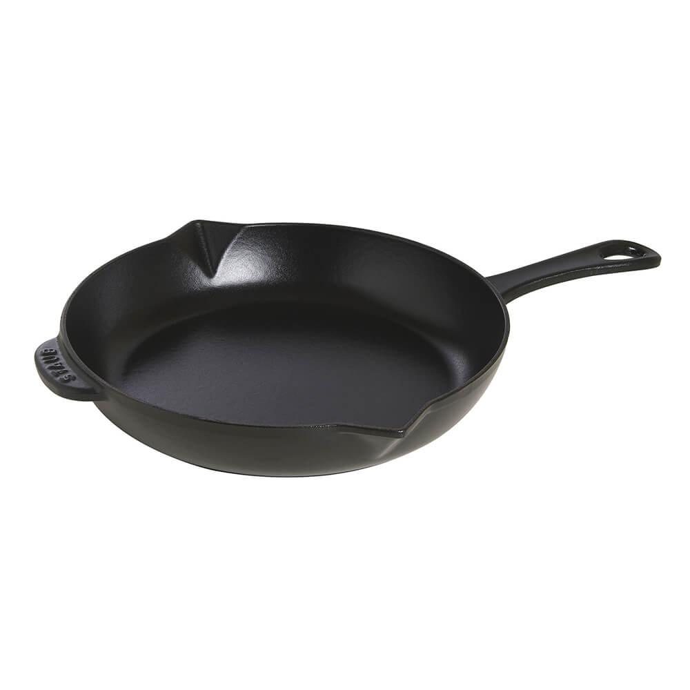 Staub cast iron frying pan with pouring spout diam. 26 cm. Default Title - Buy now on ShopDecor - Discover the best products by STAUB design