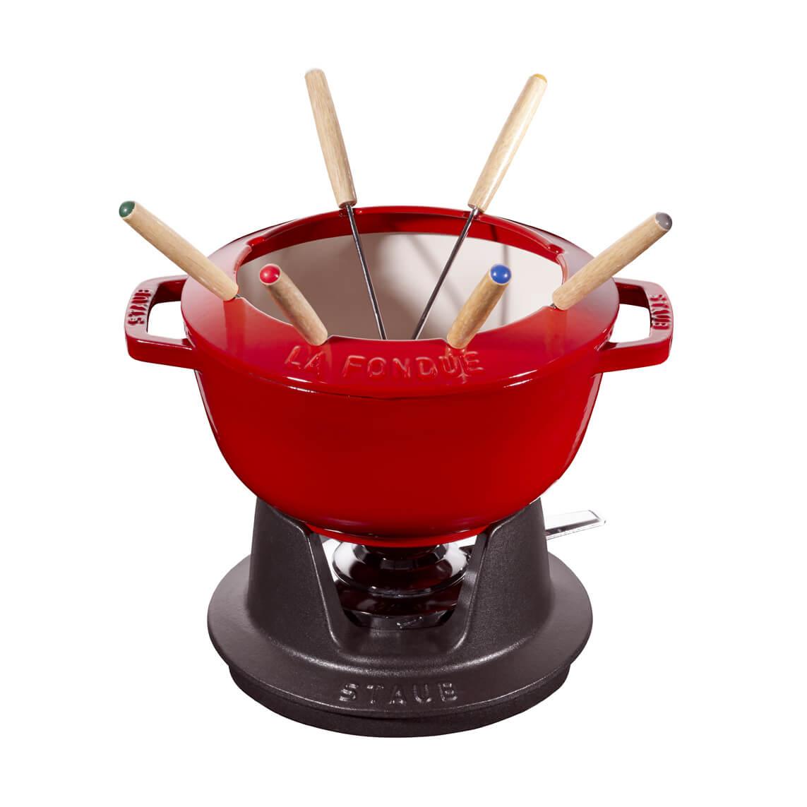 Staub Fondue Set Gourmet TND diam.20 cm Staub Cherry red - Buy now on ShopDecor - Discover the best products by STAUB design