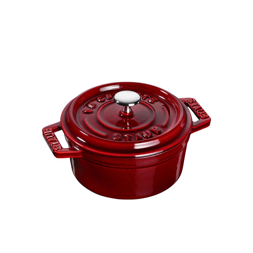 Staub Mini Cocotte Round cast iron pot diam.10 cm Staub Garnet Red - Buy now on ShopDecor - Discover the best products by STAUB design