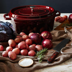Staub Oval Cocotte cast iron pot 17 cm Black - Buy now on ShopDecor - Discover the best products by STAUB design
