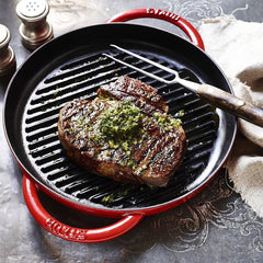 Staub Pure Grill Round small pan cast iron diam.22 cm - Buy now on ShopDecor - Discover the best products by STAUB design