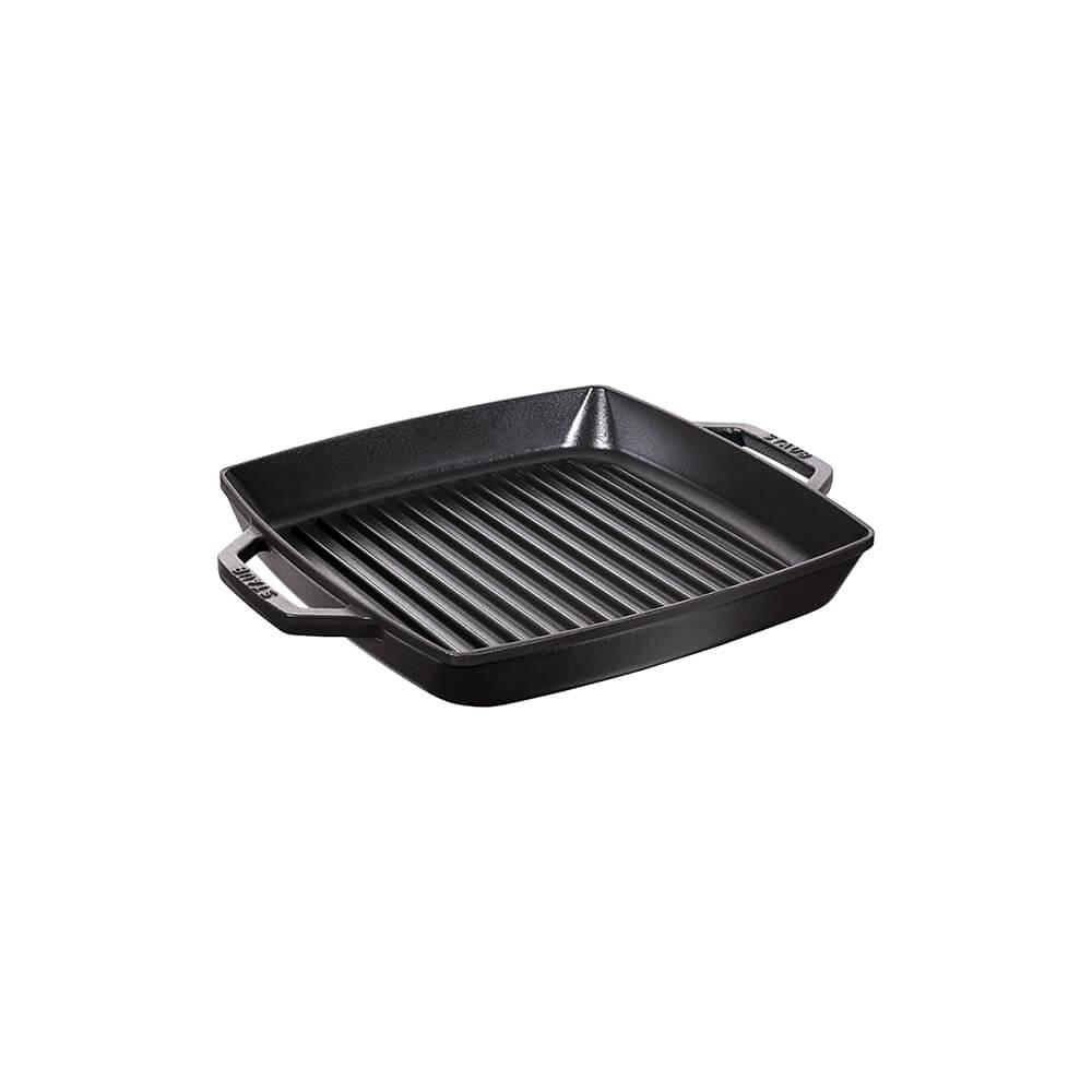 Staub Small Double Handle Grill Square small pan 23 cm - Buy now on ShopDecor - Discover the best products by STAUB design