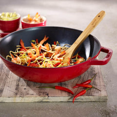 Staub Small Wok with glass lid diam.30 cm - Buy now on ShopDecor - Discover the best products by STAUB design