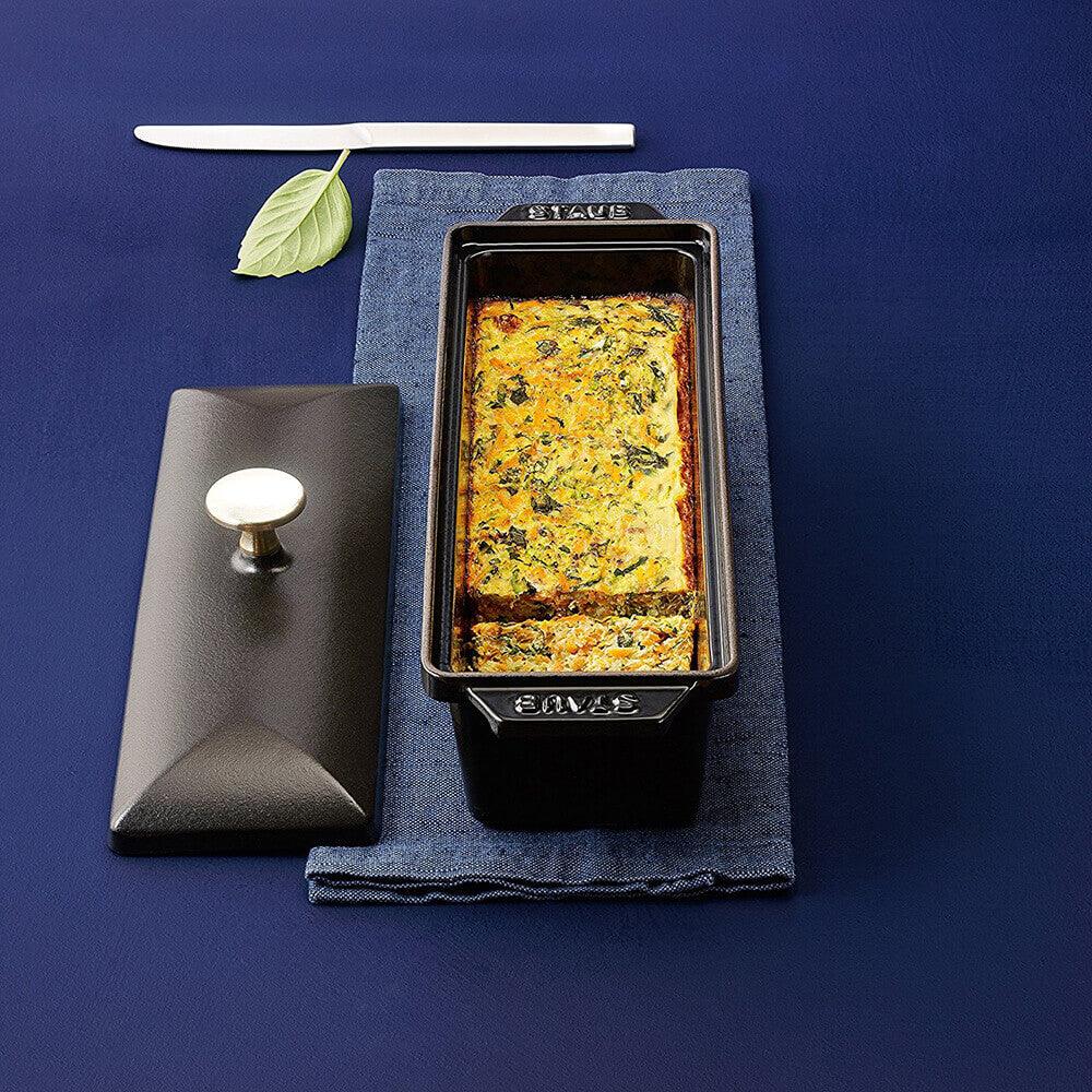 Staub Terrine rectangular cast iron black - Buy now on ShopDecor - Discover the best products by STAUB design