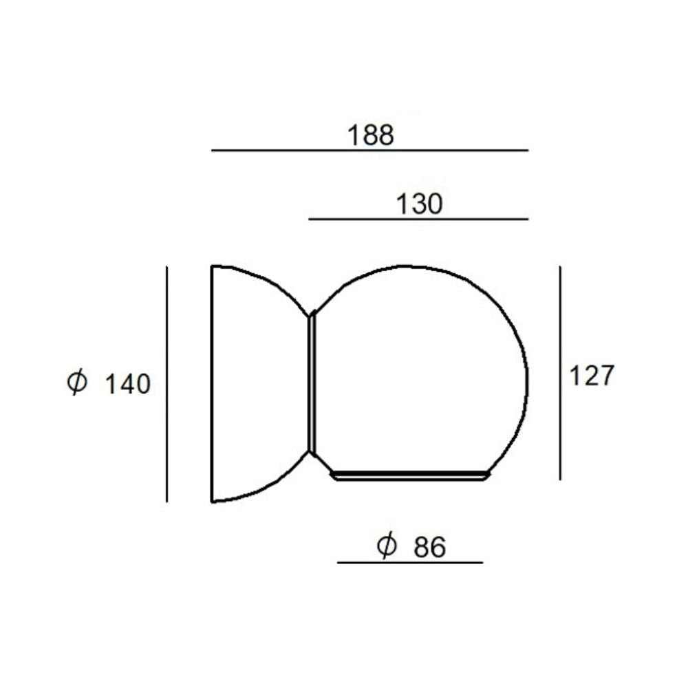 Stilnovo Gravitino 541 LED wall lamp - Buy now on ShopDecor - Discover the best products by STILNOVO design