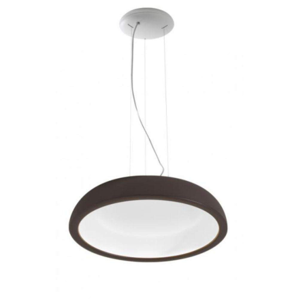 Stilnovo Reflexio suspension lamp LED diam. 46 cm. Stilnovo Reflexio Chocolate - Buy now on ShopDecor - Discover the best products by STILNOVO design