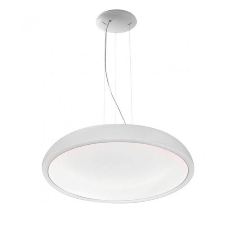 Stilnovo Reflexio suspension lamp LED diam. 65 cm. Stilnovo Reflexio White - Buy now on ShopDecor - Discover the best products by STILNOVO design