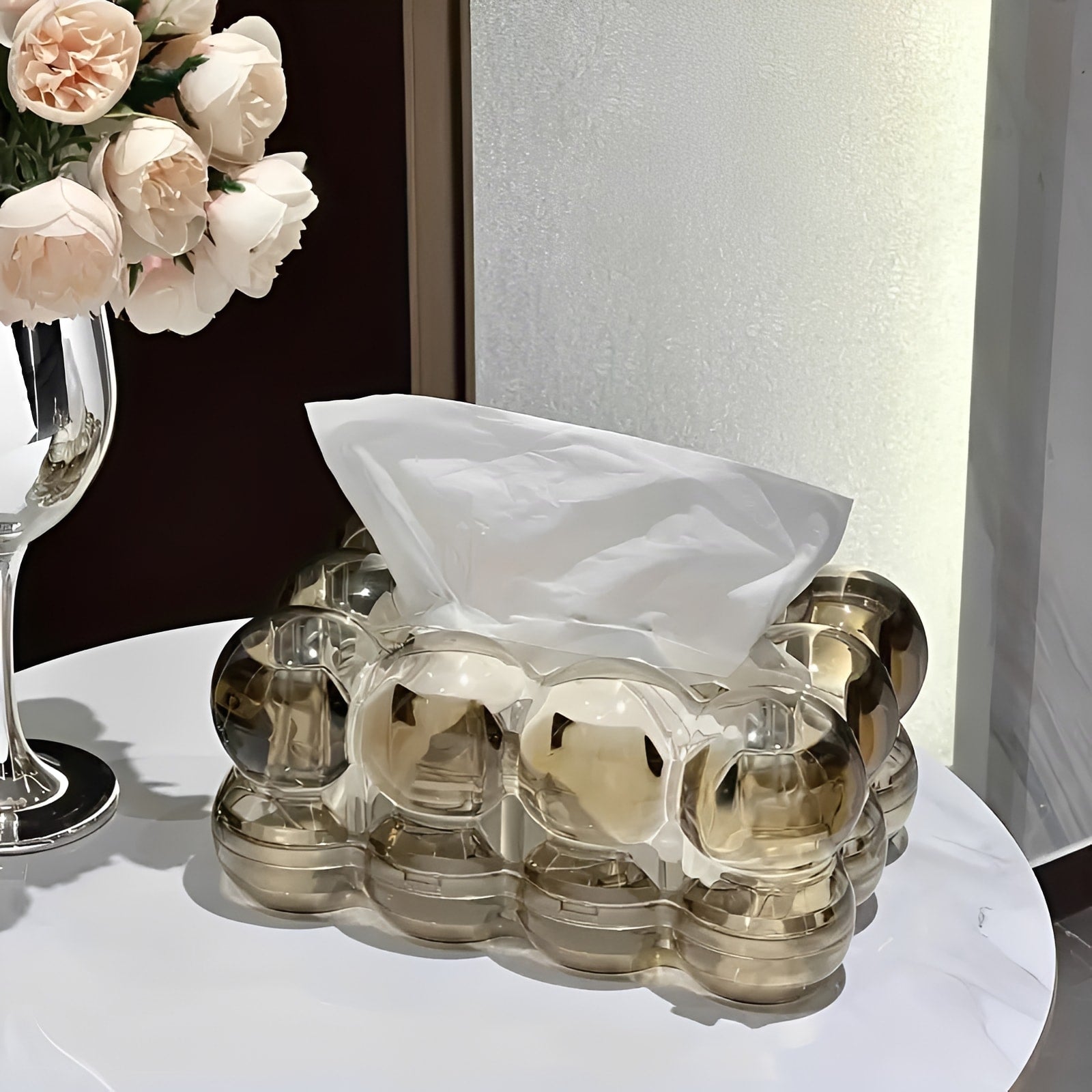 Celeste Acrylic Tissue Box