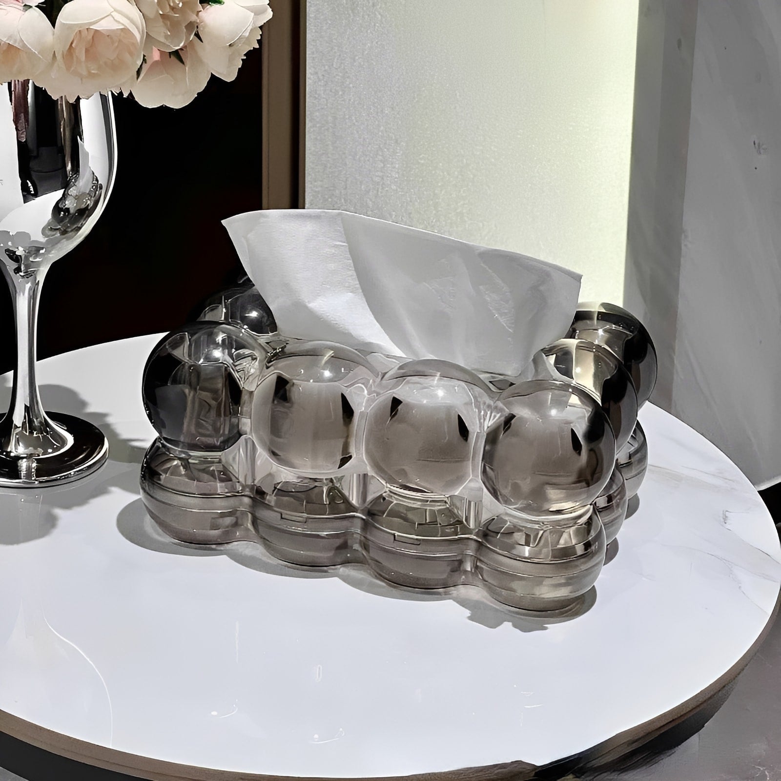 Celeste Acrylic Tissue Box