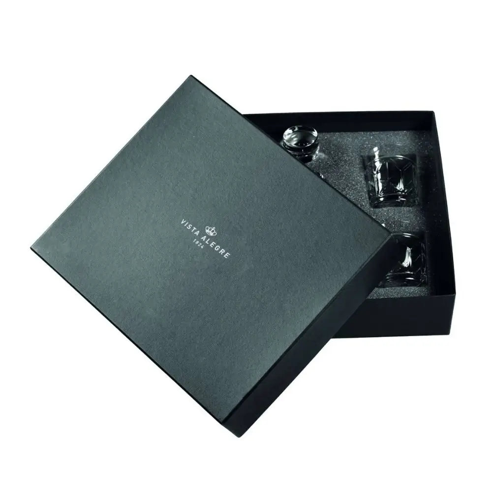 Vista Alegre Avenue case with whisky decanter and 4 Old Fashion low glasses - Buy now on ShopDecor - Discover the best products by VISTA ALEGRE design