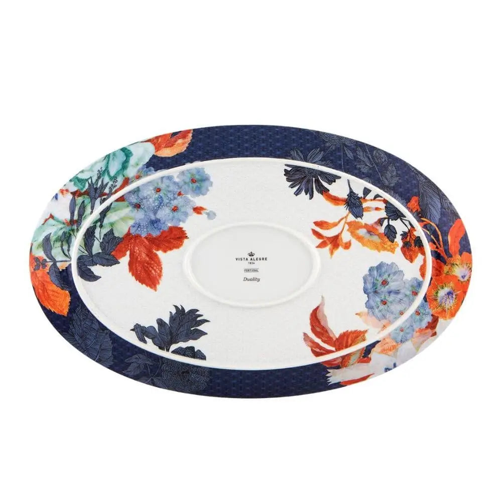 Vista Alegre Duality large oval platter 39.5 cm - 15.55 in - Buy now on ShopDecor - Discover the best products by VISTA ALEGRE design