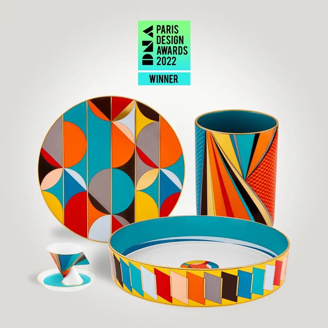 Vista Alegre Futurismo platter 34x21 cm - 13.39x8.27 in - Buy now on ShopDecor - Discover the best products by VISTA ALEGRE design