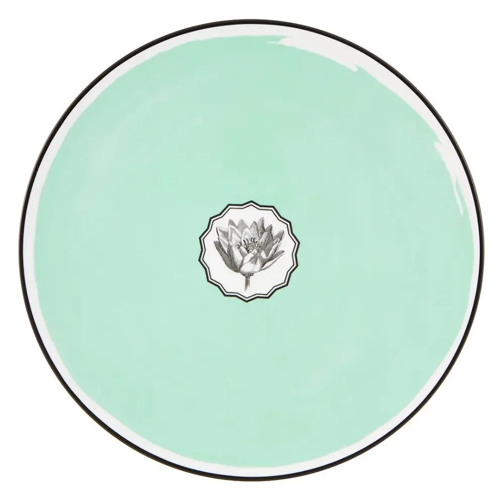 Vista Alegre Herbariae charger plate diam. 33.5 cm - 13.19 in Green - Buy now on ShopDecor - Discover the best products by VISTA ALEGRE design