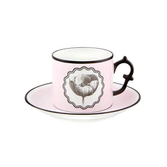 Vista Alegre Herbariae tea cup and saucer Pink - Buy now on ShopDecor - Discover the best products by VISTA ALEGRE design