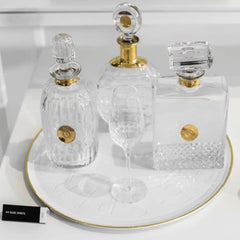 Vista Alegre My Rare Spirits whisky decanter with gold decoration - Buy now on ShopDecor - Discover the best products by VISTA ALEGRE design