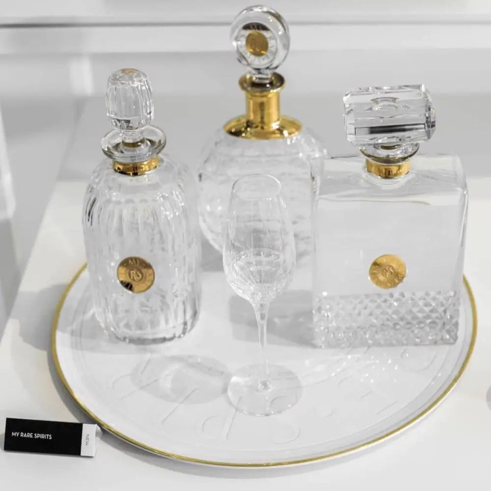 Vista Alegre My Rare Spirits whisky decanter with gold decoration - Buy now on ShopDecor - Discover the best products by VISTA ALEGRE design