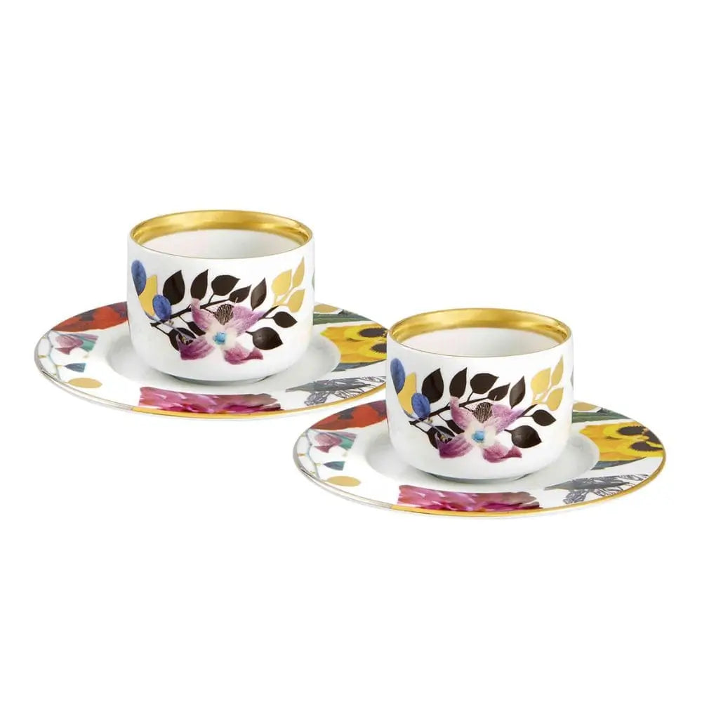 Vista Alegre Primavera set 2 cups & saucers Coffee - Buy now on ShopDecor - Discover the best products by VISTA ALEGRE design