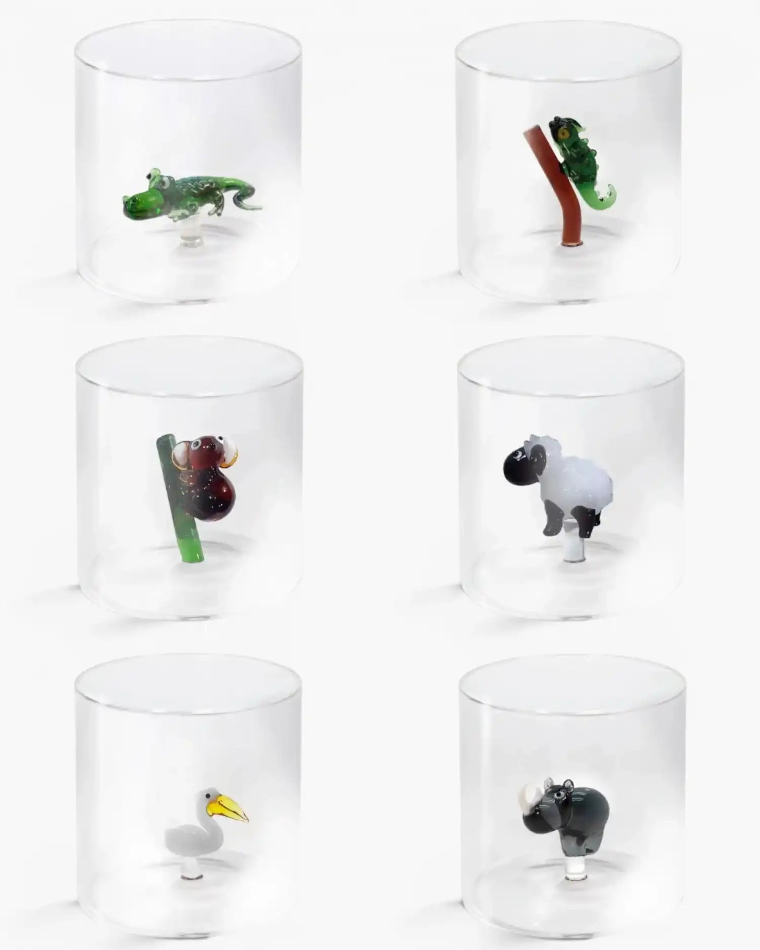 WD LIfestyle Amazonia set 6 tumblers mix 1 - Buy now on ShopDecor - Discover the best products by WD LIFESTYLE design
