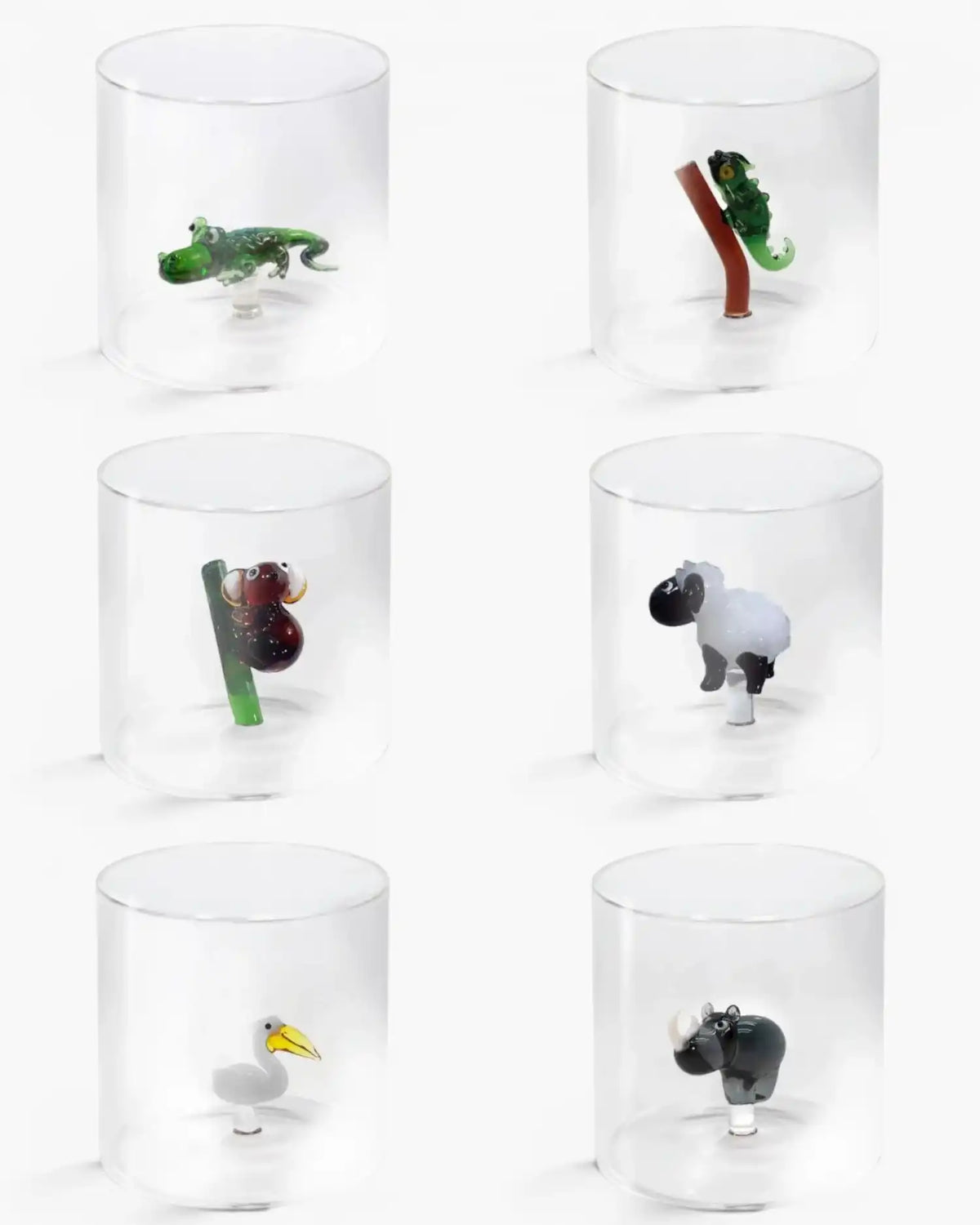 WD LIfestyle Amazonia set 6 tumblers mix 1 - Buy now on ShopDecor - Discover the best products by WD LIFESTYLE design