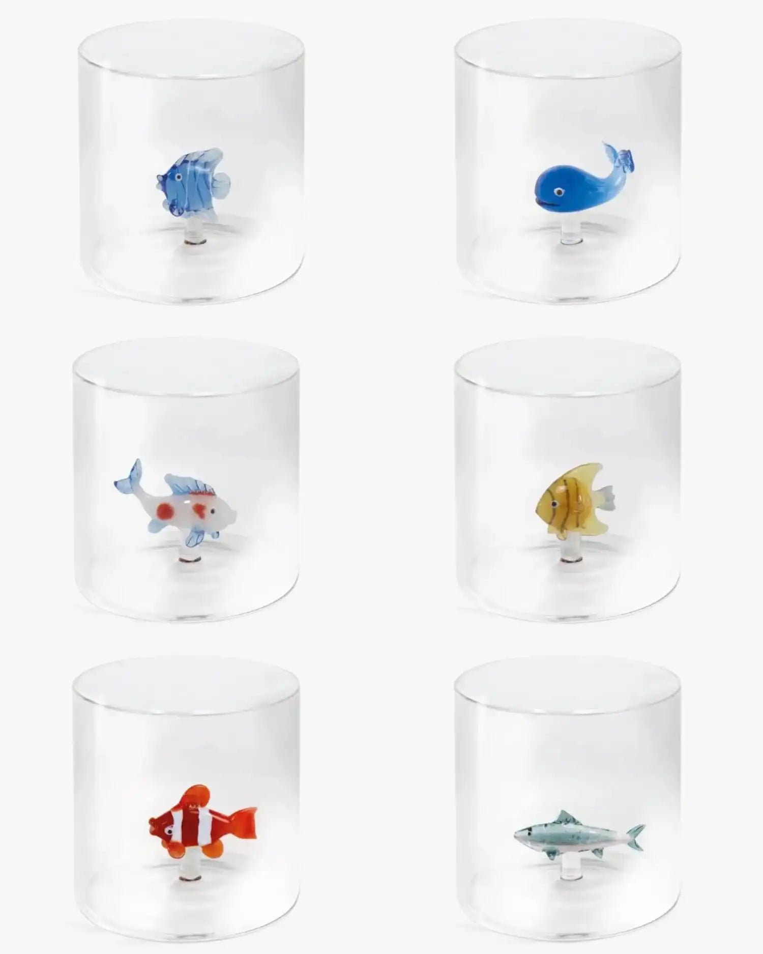 WD Lifestyle Marine Garden set 6 tumblers mix 1 - Buy now on ShopDecor - Discover the best products by WD LIFESTYLE design