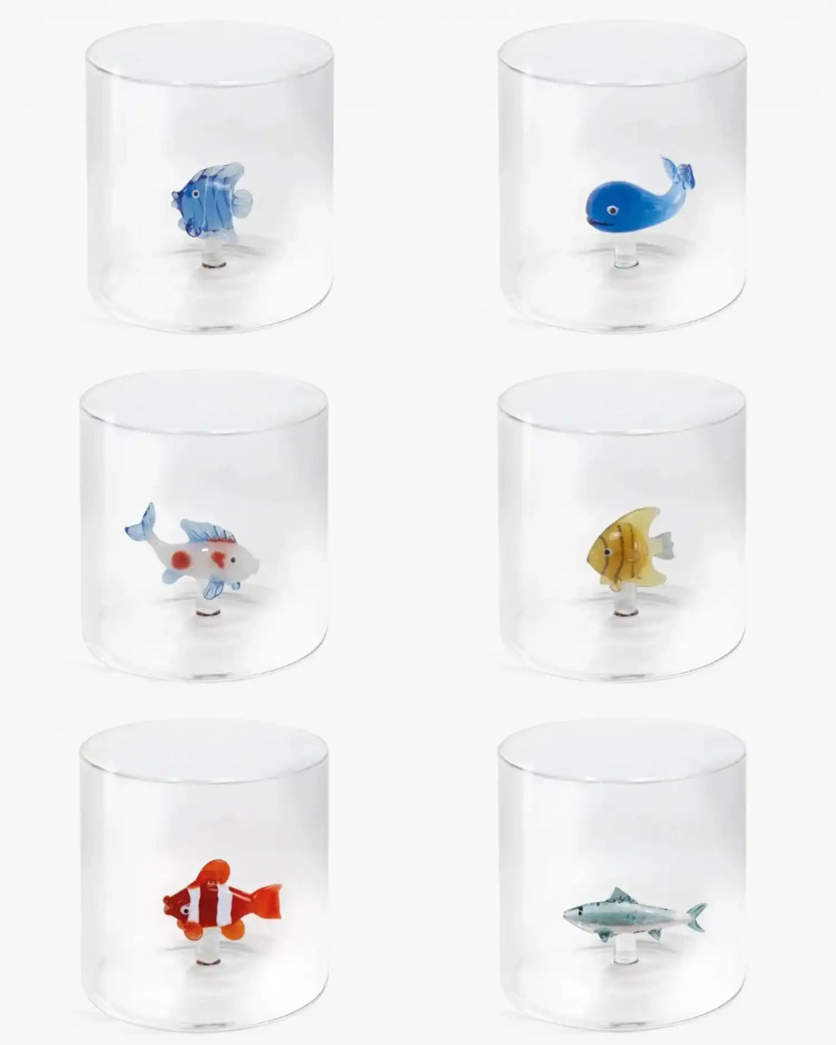 WD Lifestyle Marine Garden set 6 tumblers mix 1 - Buy now on ShopDecor - Discover the best products by WD LIFESTYLE design