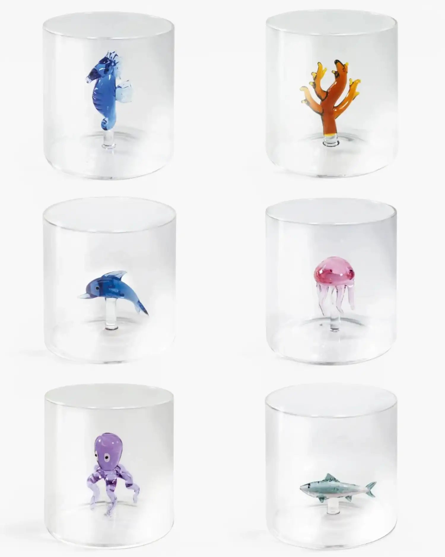 WD Lifestyle Marine Garden set 6 tumblers mix 2 - Buy now on ShopDecor - Discover the best products by WD LIFESTYLE design