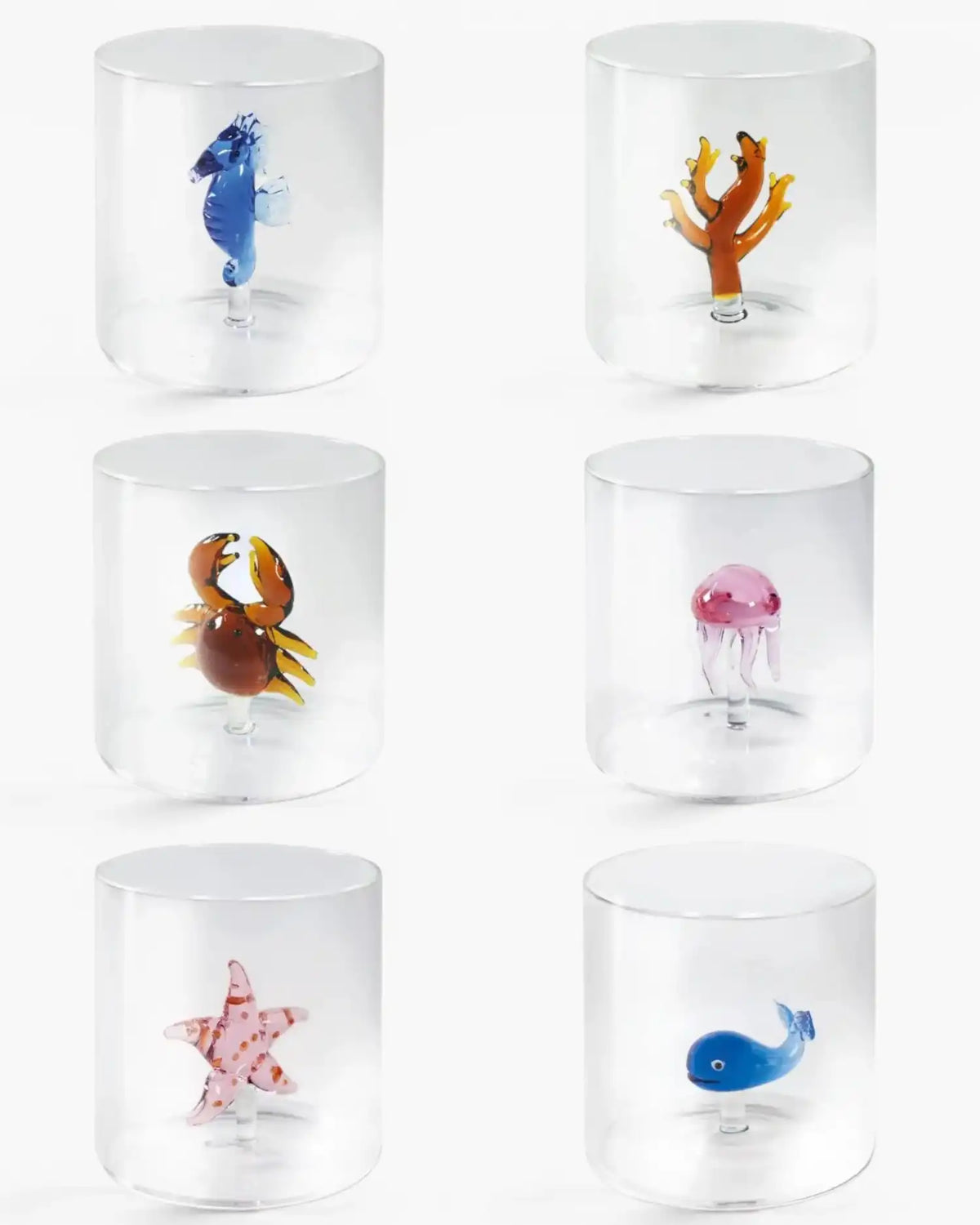 WD Lifestyle Marine Garden set 6 tumblers mix 3 - Buy now on ShopDecor - Discover the best products by WD LIFESTYLE design