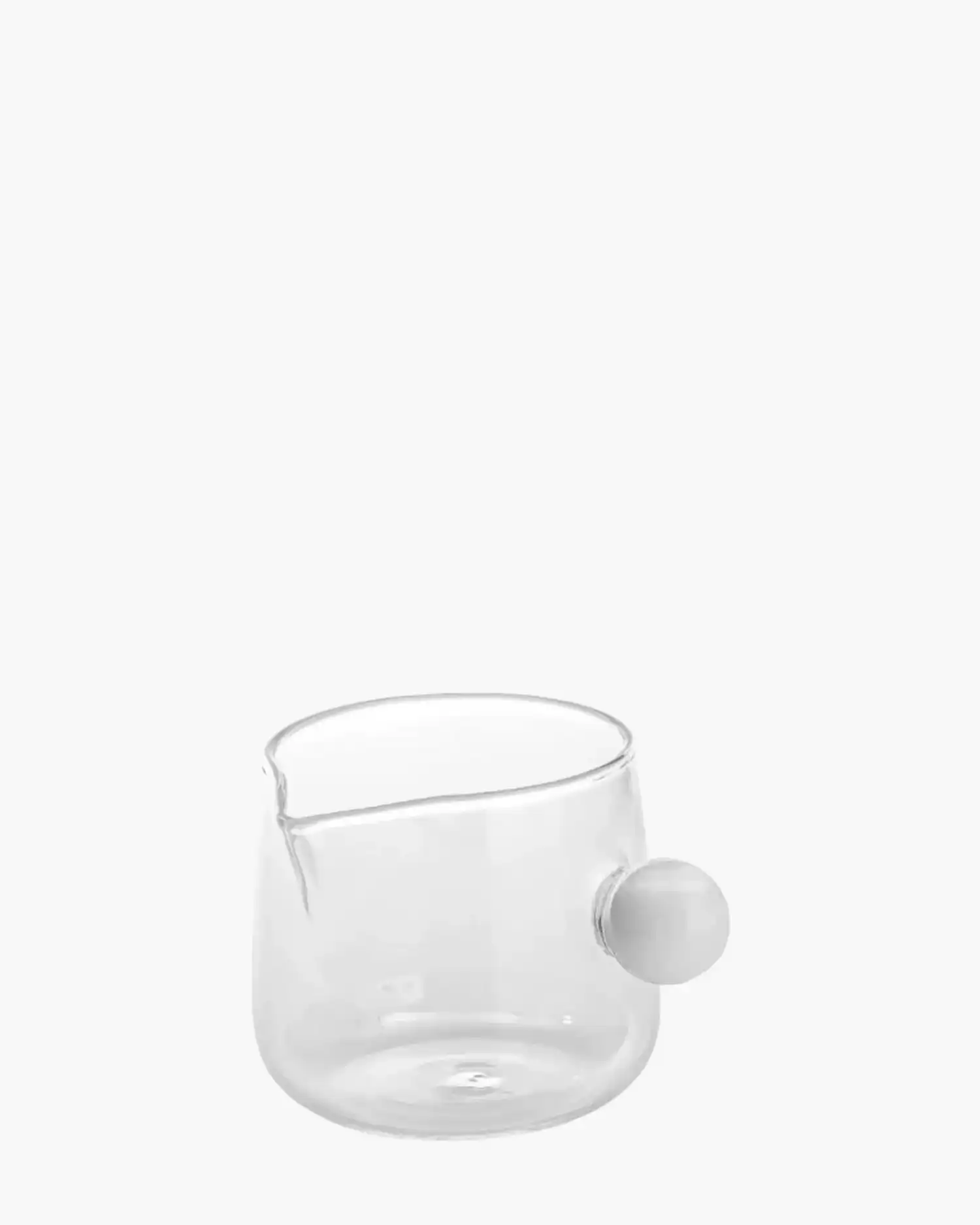 Zafferano Bilia glass creamer white 12 cl - 4 oz - Buy now on ShopDecor - Discover the best products by ZAFFERANO design
