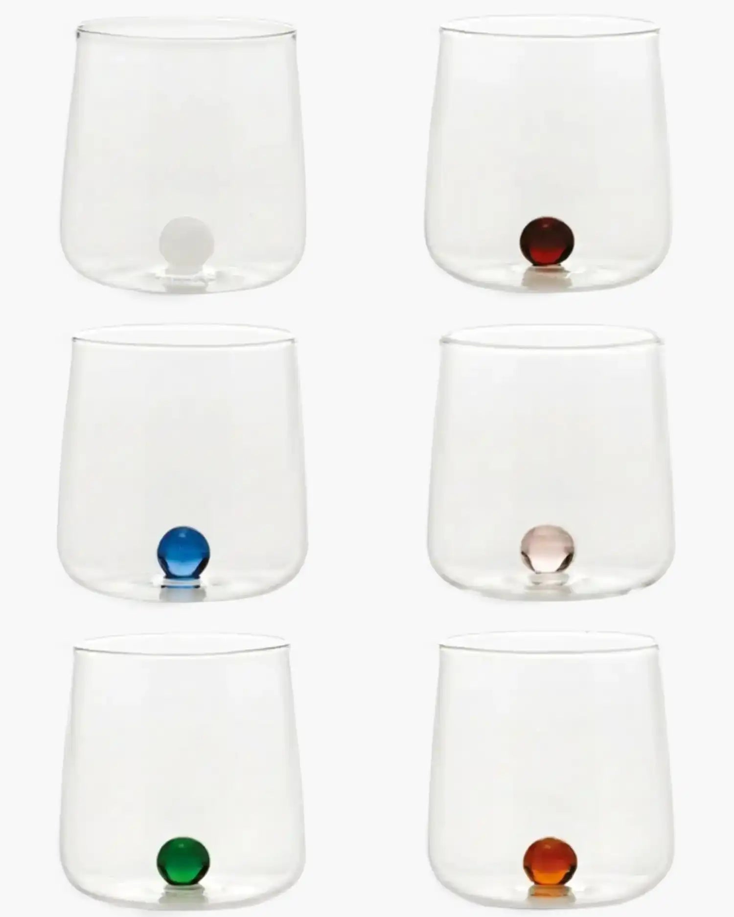Zafferano Bilia Set 6 tumblers 44 cl-14.88 oz - Buy now on ShopDecor - Discover the best products by ZAFFERANO design