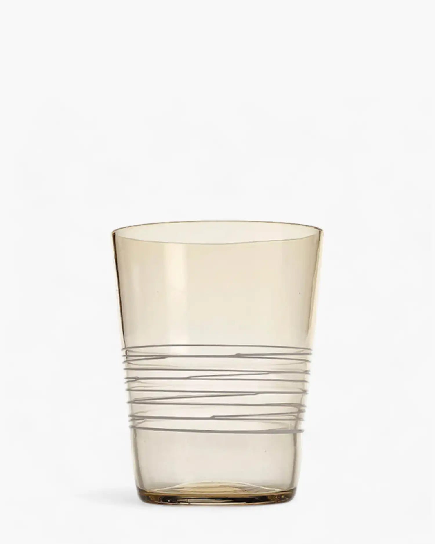 Zafferano Filante tumbler coloured glass 40 cl-13.52 oz Amber - Buy now on ShopDecor - Discover the best products by ZAFFERANO design