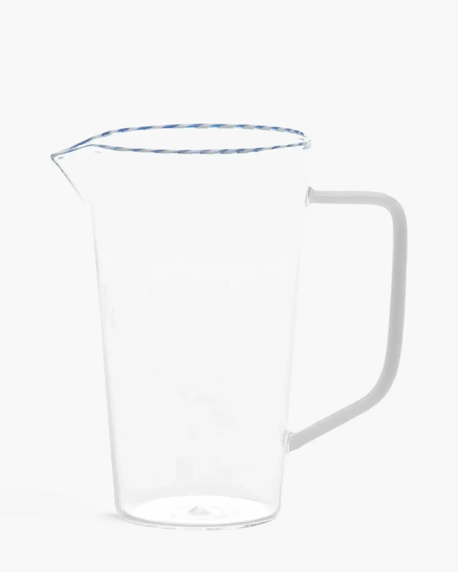 Zafferano Intrecci carafe 84 cl - 29.56 oz White Blue - Buy now on ShopDecor - Discover the best products by ZAFFERANO design