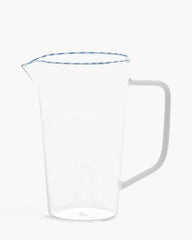 Zafferano Intrecci carafe 84 cl - 29.56 oz White Blue - Buy now on ShopDecor - Discover the best products by ZAFFERANO design